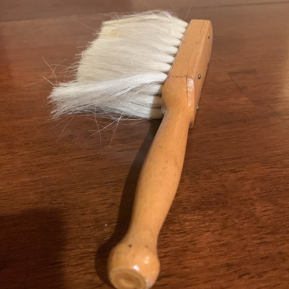 Vintage Soft Bristle Brush , rare, soft , must have for decor and daily dusting
